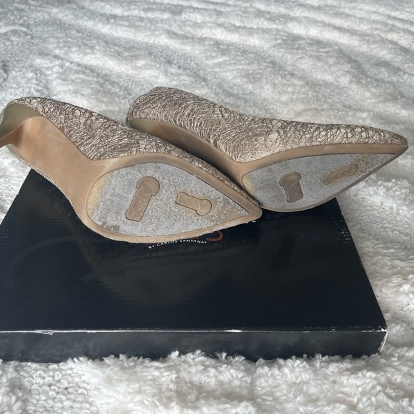 Carlos Santana metallic heels. Size US 9.5. - Picture 4 of 5